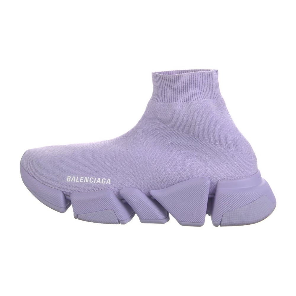 Balenciaga Women's Lilac Sock Sneakers - Picture 3 of 7